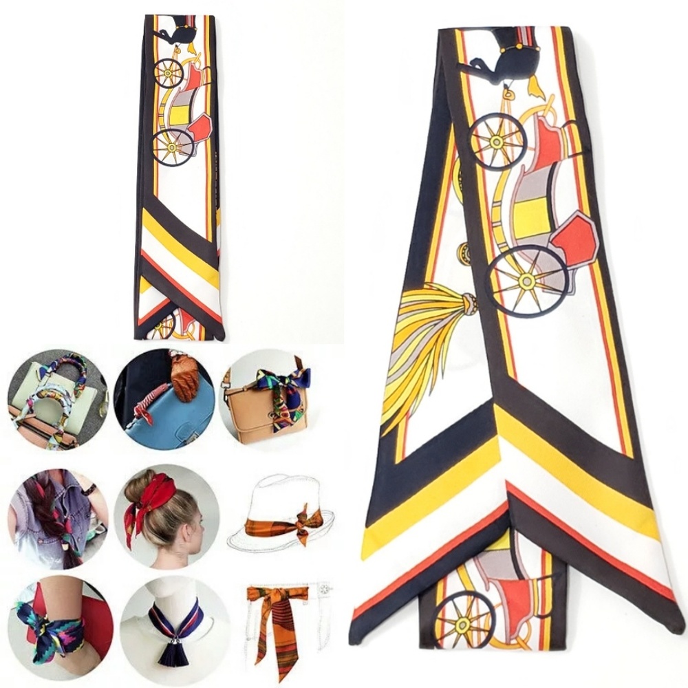 ⤵⤵2pcs Exquisite Horse Design Cotton Scarves